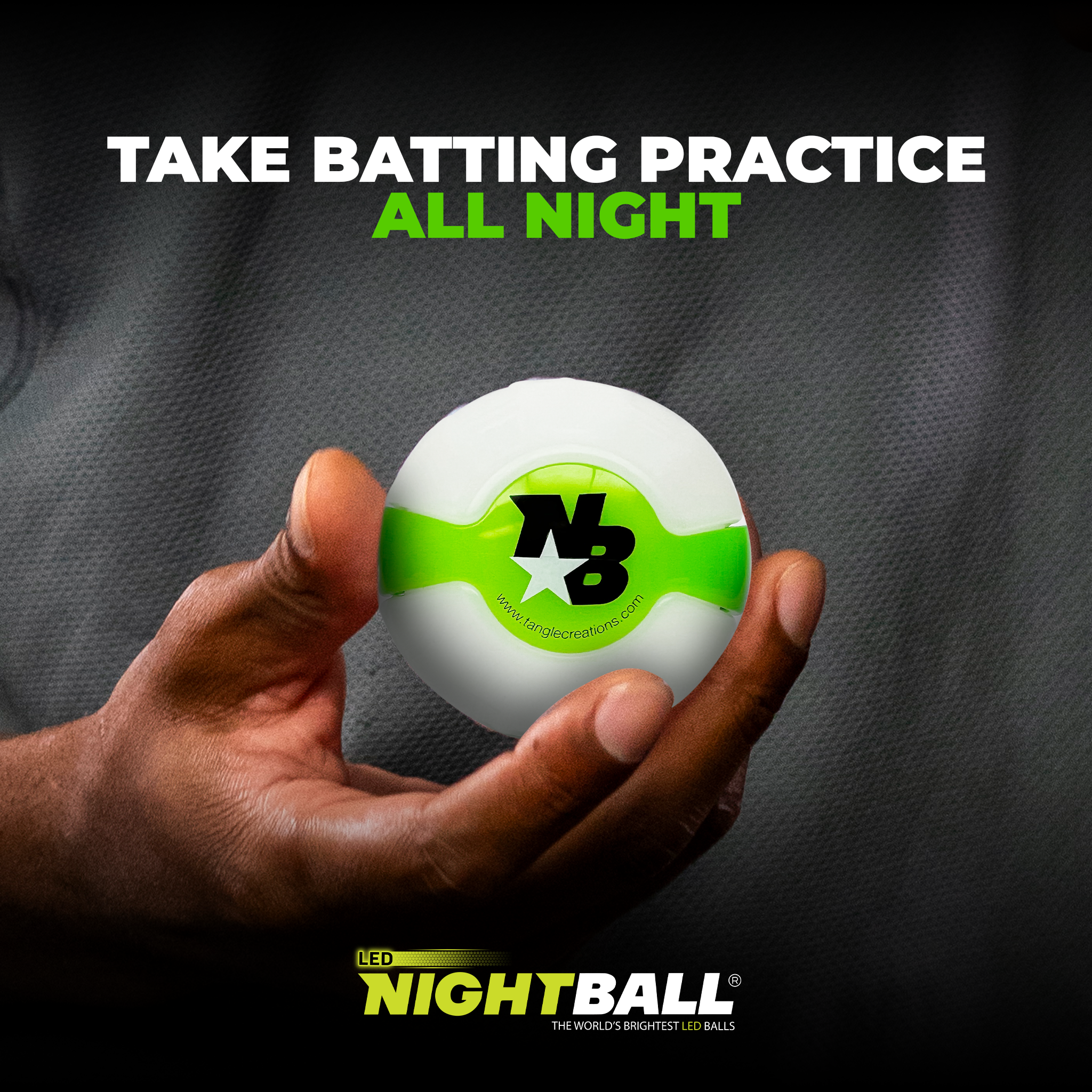 NightBall® LED Baseballs (3-Pack) - Image 2